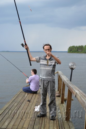 рыбалка на озере